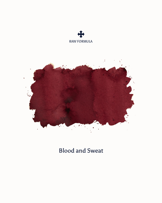 Raw Formula Blood and Sweat 80ml fountain pen ink bottle